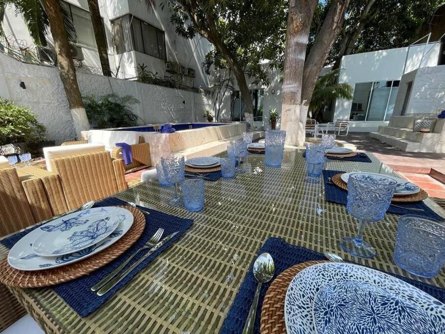 Casa de férias Blue House - Beachfront Luxury House With 8 Bedrooms Cartagena